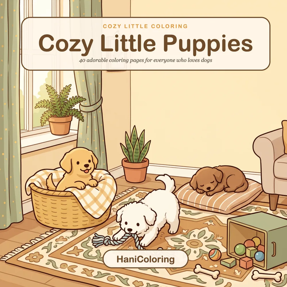 Cover of Cozy Little Puppies